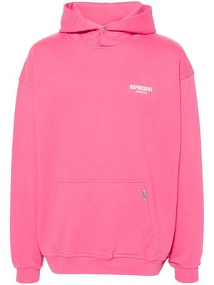 Represent Owner's Club cotton hoodie - Pink