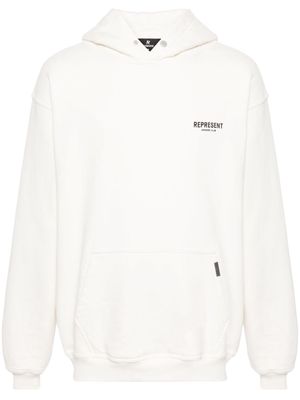 Represent Owners Club cotton hoodie - White