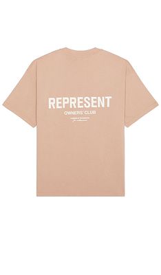 REPRESENT Owners Club T-shirt in Pink