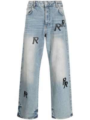 Represent R3 Initial wide-leg jeans - Blue