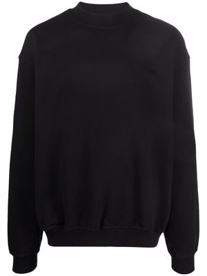 Represent relaxed crew-neck sweatshirt - Black