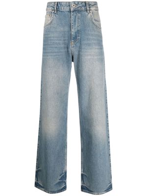 Represent straight-leg cotton jeans - Blue