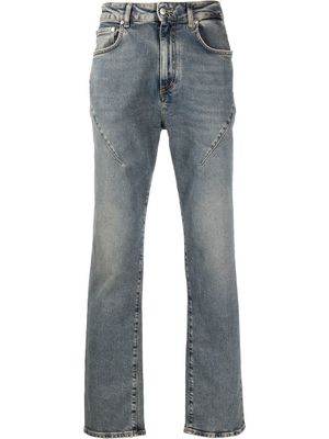 Represent straight-leg stonewash jeans - Blue