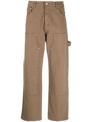Represent wide-leg jeans - Brown