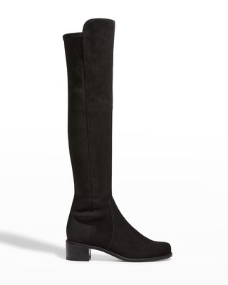 Reserve Stretch Suede Over-The-Knee Boots