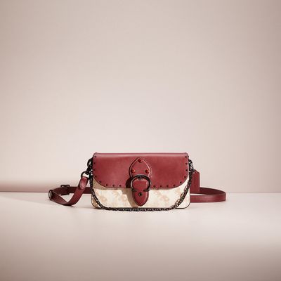 Restored Beat Crossbody Clutch With Horse And Carriage Print