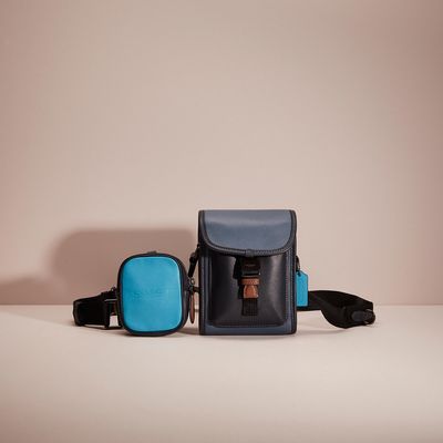 Restored Charter North/South Crossbody With Hybrid Pouch In Colorblock