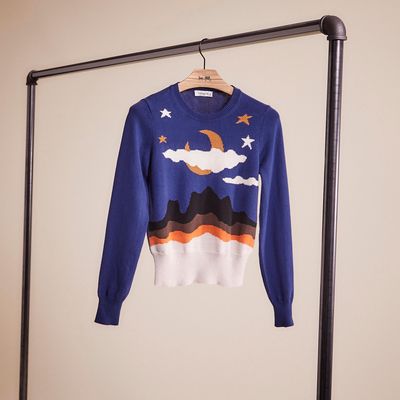 Restored Moonscape Crewneck Sweater