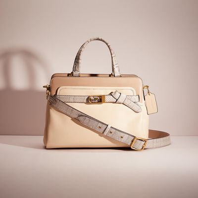 Restored Tate Carryall 29 In Colorblock With Snakeskin Detail