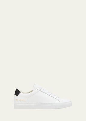 Retro Classic Leather Low-Top Sneakers
