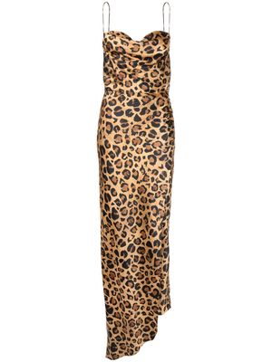 Retrofete Acadia animal-print dress - Brown