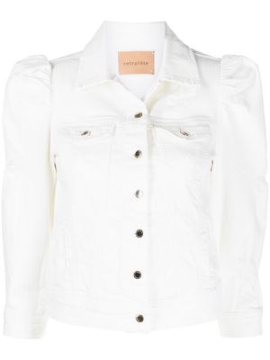 Retrofete Ada button-up denim jacket - White