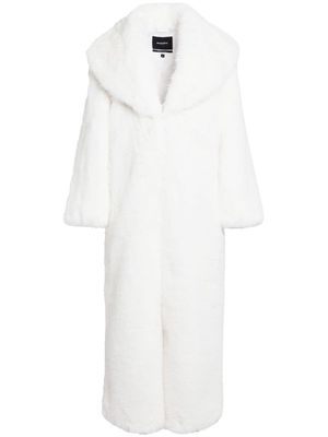 Retrofete Averie faux-fur hooded coat - White