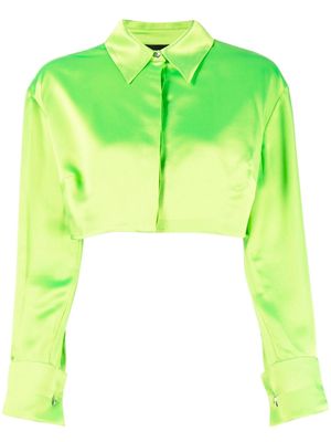 Retrofete Barreto cropped shirt - Green