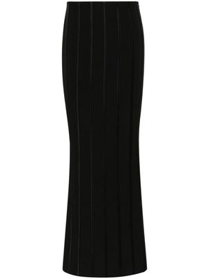 Retrofete Briar low-rise maxi skirt - Black