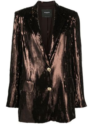 Retrofete Dawn sequin-embellished blazer - Brown