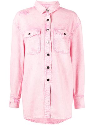 Retrofete Doreen denim-shirt - Pink