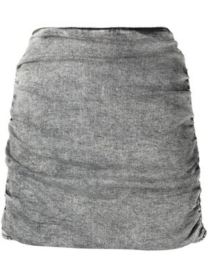 Retrofete Elijah bleached mini skirt - Grey