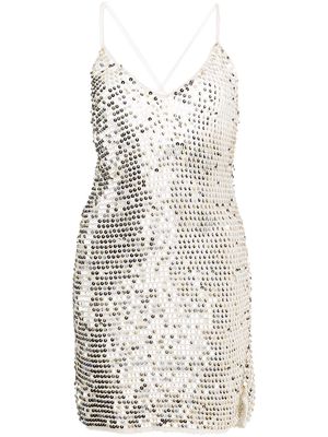 Retrofete Elliana sequin-embellished minidress - Gold