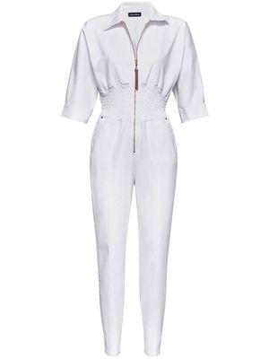 Retrofete Ellis cotton-blend jumpsuit - White