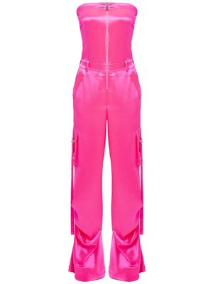Retrofete Estrella strapless jumpsuit - Pink