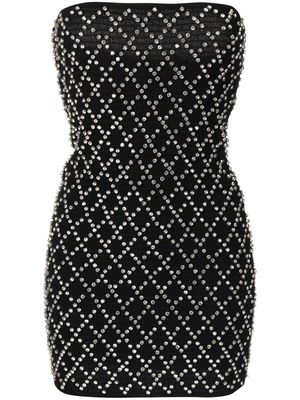Retrofete Felicity crystal-embellished strapless minidress - Black