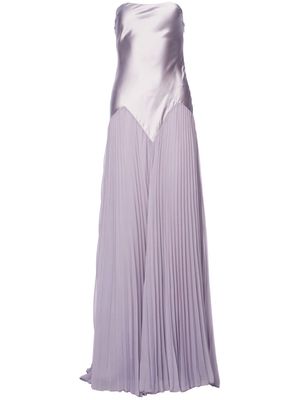Retrofete Genevieve pleated dress - Purple
