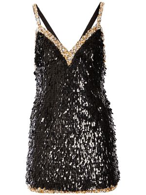 Retrofete Ivanna sequin-embellished minidress - Black
