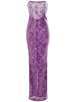 Retrofete Lucia sequin-embellished maxi dress - Purple