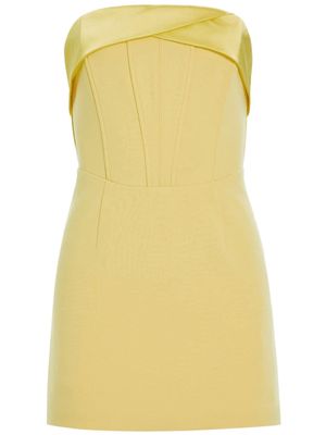 Retrofete Lydia strapless minidress - Yellow