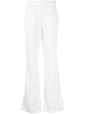 Retrofete Lyra flared trousers - White