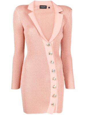 Retrofete Mimi ribbed-knit minidress - Pink