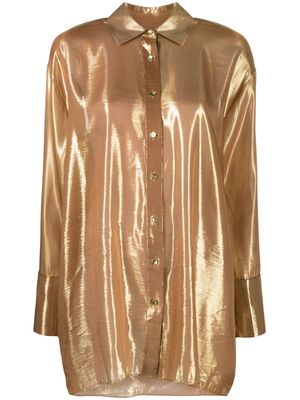 Retrofete Romy metallic shirt - Gold