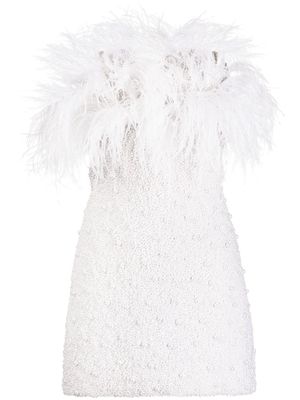 Retrofete Ronit sequin-embellished minidress - White