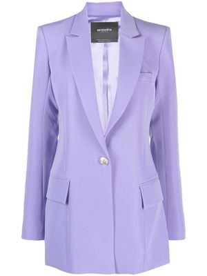 Retrofete single breasted blazer - Purple