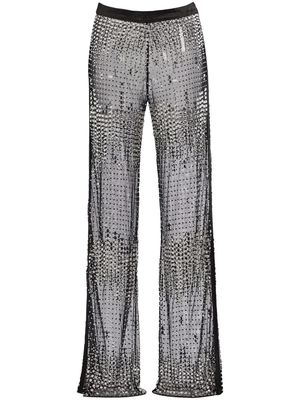 Retrofete Vondra sequin-embellished trousers - Black