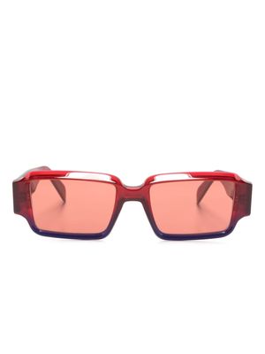 Retrosuperfuture Astro logo-print sunglasses - Red