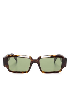 Retrosuperfuture Astro rectangle-frame sunglasses - Brown