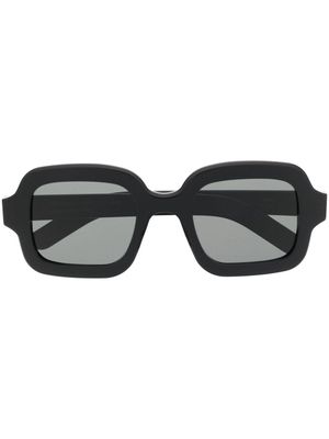 Retrosuperfuture Benz rectangular frame sunglasses - Black