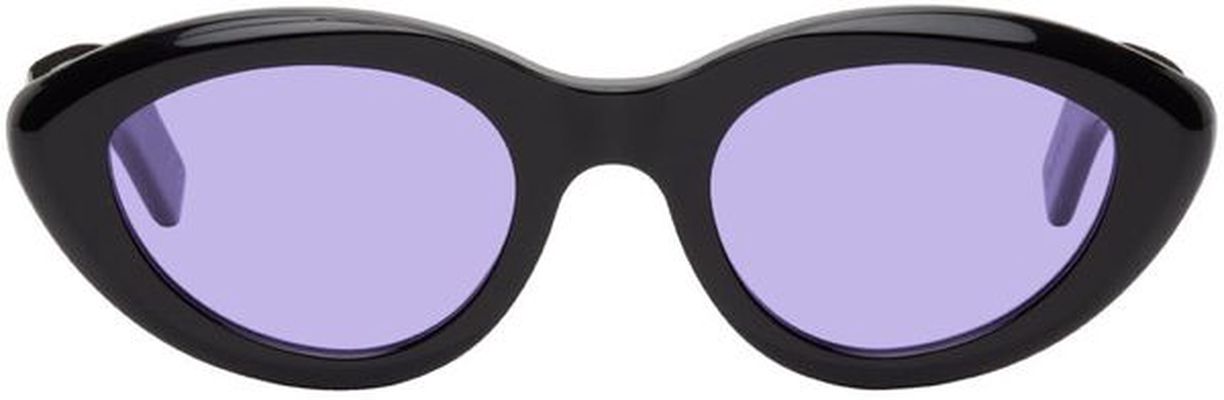 RETROSUPERFUTURE Black & Purple Cocca Sunglasses