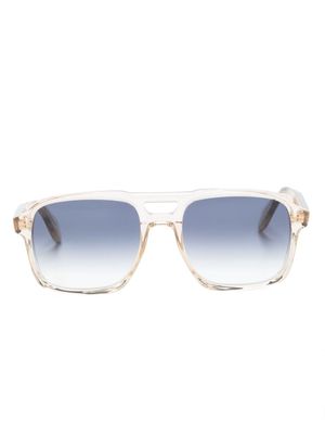 Retrosuperfuture gradient pilot-frame sunglasses - Neutrals