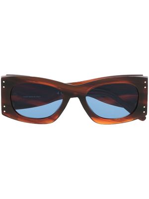 Retrosuperfuture sculpted-design sunglasses - Brown