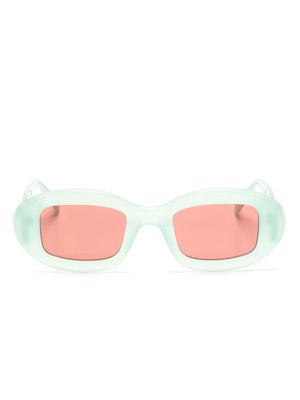 Retrosuperfuture Tutto Lattementa oval-frame sunglasses - Green
