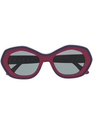 Retrosuperfuture x Marni Ulawun Vulcano tinted sunglasses - Purple