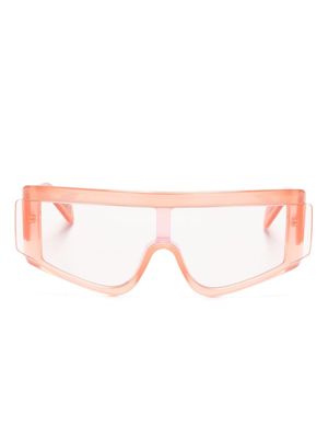 Retrosuperfuture Zed geomnetric-frame sunglasses - Orange