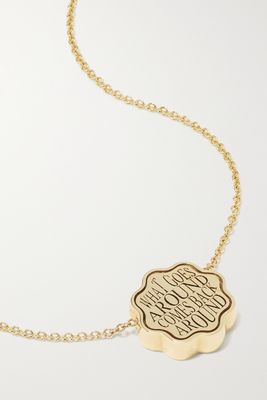 Retrouvaí - Petite Talisman 18-karat Gold Necklace - one size