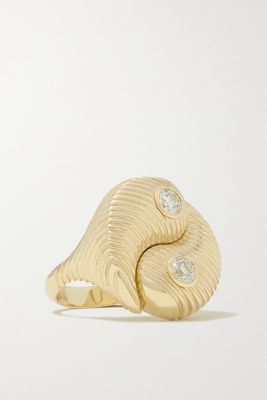 Retrouvaí - Yin Yang 14-karat Gold Diamond Ring - 6