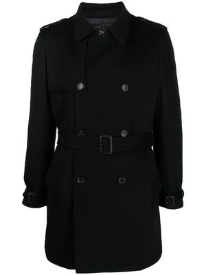Reveres 1949 double-breasted belted coat - Black