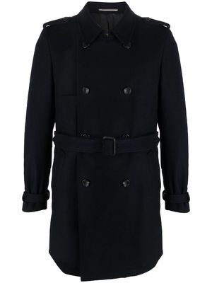 Reveres 1949 double-breasted belted coat - Blue