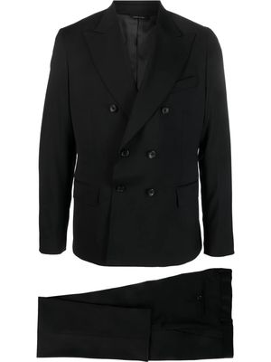 Reveres 1949 double-breasted two-piece suit - Black